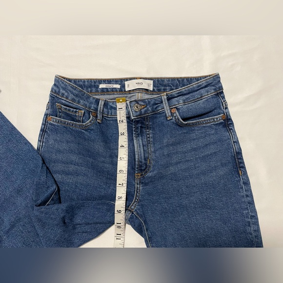 Mango Grace Crop Slim Fit Jeans - Picture 9 of 14